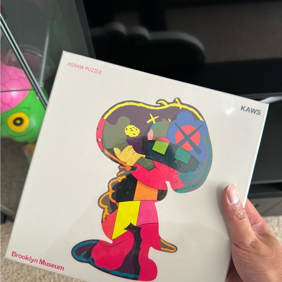 KAWS Isolation Tower Puzzle & Plexiglass Frame - Picture 2 of 4